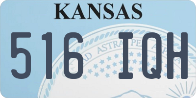 KS license plate 516IQH