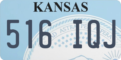 KS license plate 516IQJ