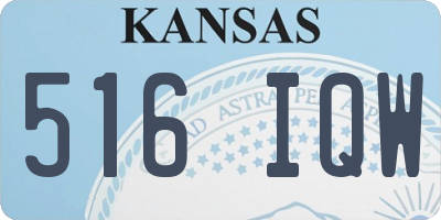 KS license plate 516IQW
