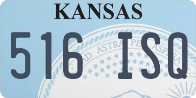 KS license plate 516ISQ