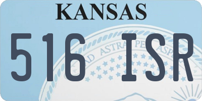KS license plate 516ISR