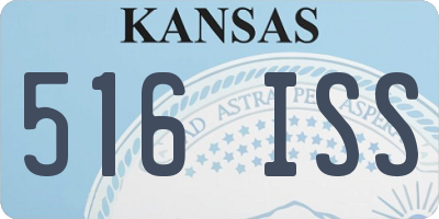 KS license plate 516ISS