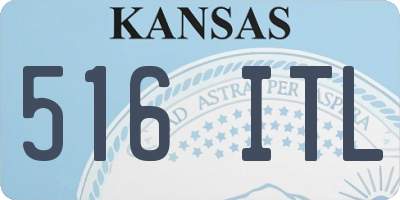 KS license plate 516ITL
