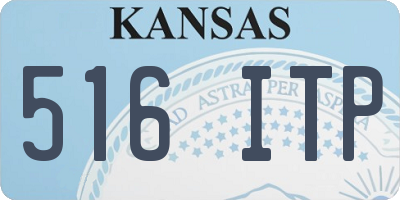 KS license plate 516ITP