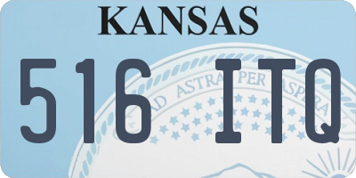 KS license plate 516ITQ