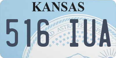 KS license plate 516IUA