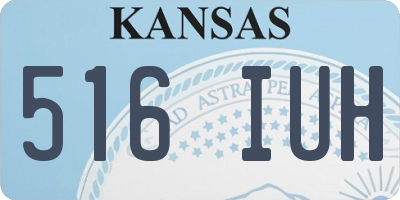KS license plate 516IUH