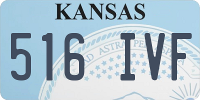 KS license plate 516IVF