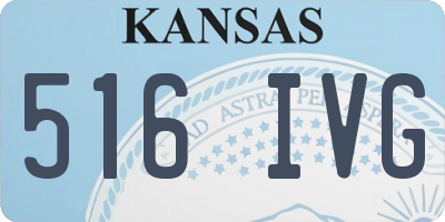 KS license plate 516IVG