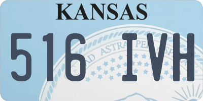 KS license plate 516IVH