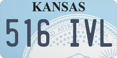 KS license plate 516IVL
