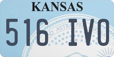 KS license plate 516IVO