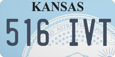 KS license plate 516IVT