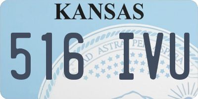 KS license plate 516IVU