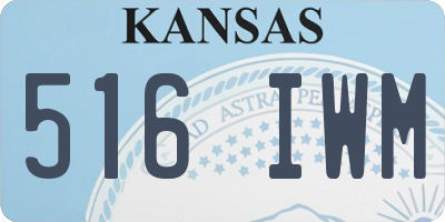 KS license plate 516IWM