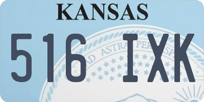 KS license plate 516IXK