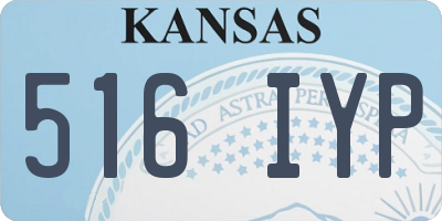 KS license plate 516IYP