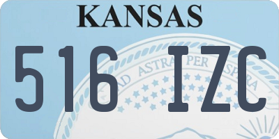 KS license plate 516IZC