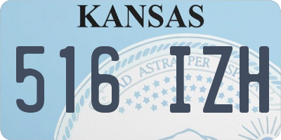 KS license plate 516IZH