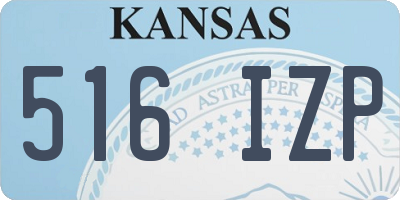 KS license plate 516IZP