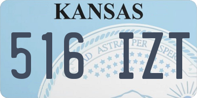 KS license plate 516IZT