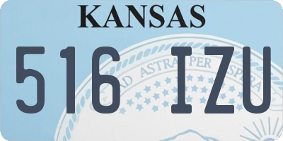 KS license plate 516IZU
