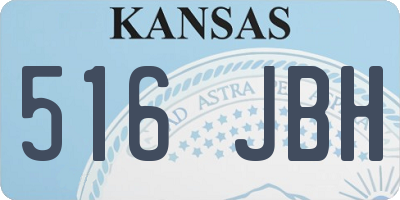 KS license plate 516JBH
