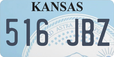 KS license plate 516JBZ
