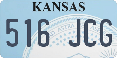 KS license plate 516JCG