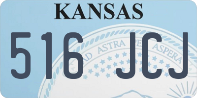 KS license plate 516JCJ