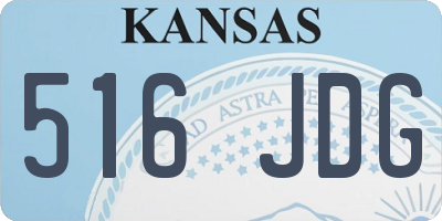KS license plate 516JDG