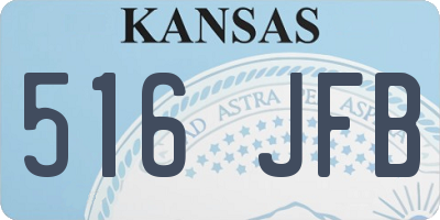 KS license plate 516JFB