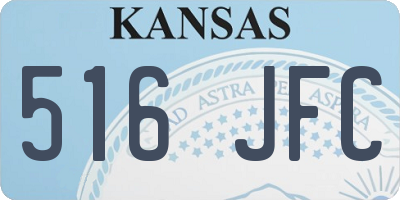 KS license plate 516JFC