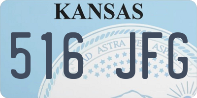 KS license plate 516JFG