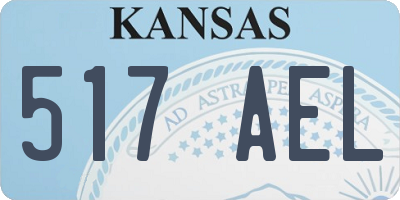 KS license plate 517AEL