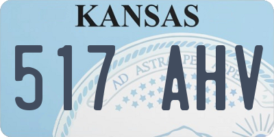 KS license plate 517AHV