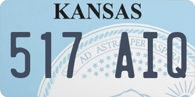 KS license plate 517AIQ