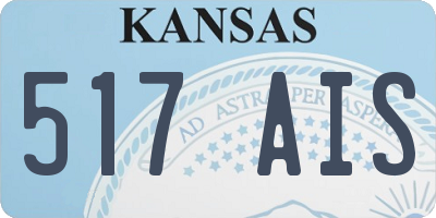 KS license plate 517AIS