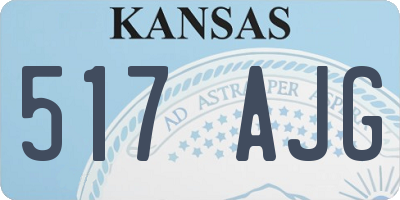 KS license plate 517AJG