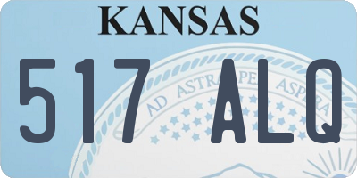 KS license plate 517ALQ
