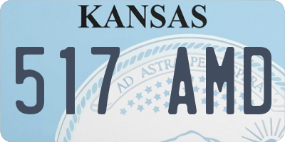 KS license plate 517AMD