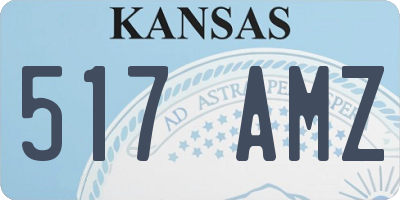 KS license plate 517AMZ