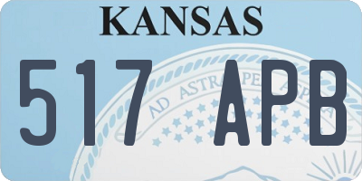 KS license plate 517APB