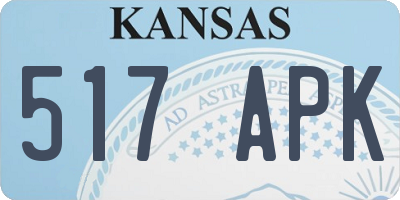 KS license plate 517APK