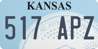 KS license plate 517APZ