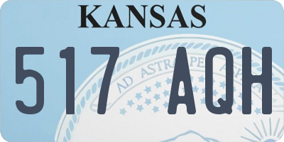 KS license plate 517AQH