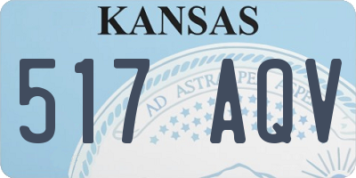 KS license plate 517AQV