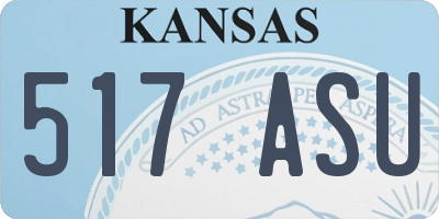 KS license plate 517ASU
