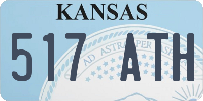 KS license plate 517ATH