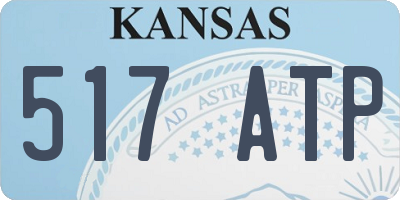 KS license plate 517ATP